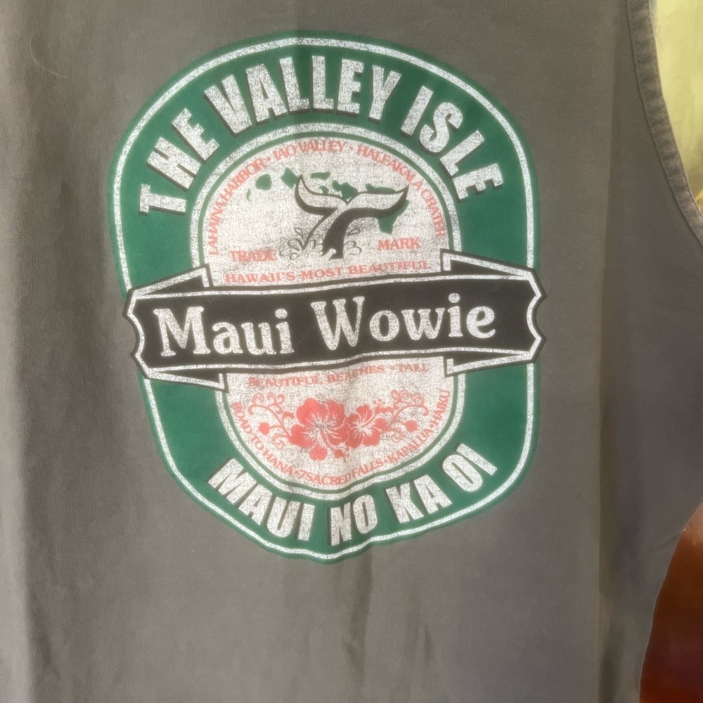 Vintage Maui Wowie Graphic Tank Top size large